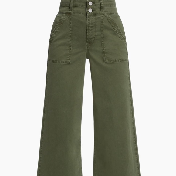 Frame Le Slim Olive Palazzo Denims - Sz. 31 - Picture 11 of 16